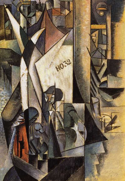 フィッシング・ボート（Les Bateaux de Peche 作： Albert Gleizes