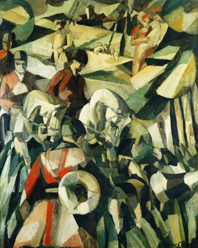 狩猟；ル・シャス 作： Albert Gleizes