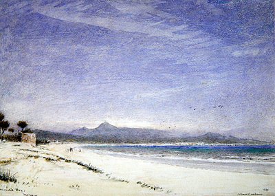 アルクディア湾、マヨルカ島 作： Albert Goodwin