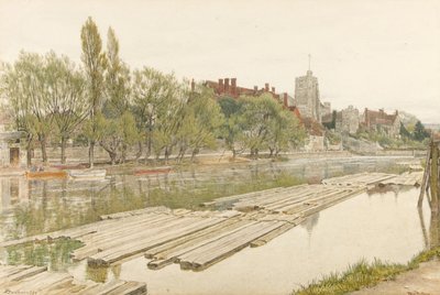 オールセインツ教会メードストン 作： Albert Goodwin