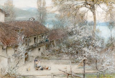 マッジョーレ湖 作： Albert Goodwin