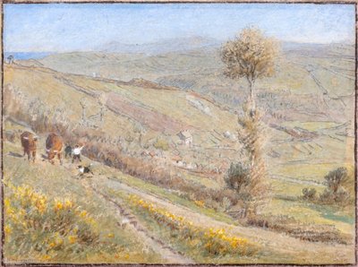 ベリーハーバー・バレー、北デヴォン州 作： Albert Goodwin