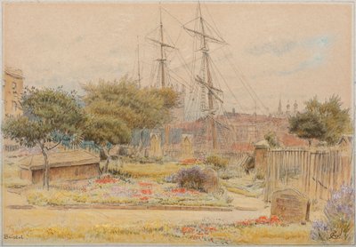 ブリストル（水彩、ペンとインク、着色紙） 作： Albert Goodwin