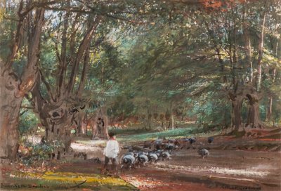 バーナム・ビーチーズ（水彩、ボディカラー） 作： Albert Goodwin