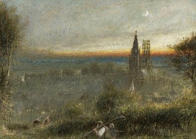 コーデベック、ノルマンディー 作： Albert Goodwin