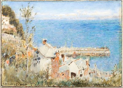 クローブリー、デヴォン（水彩、ボディカラー、インク） 作： Albert Goodwin
