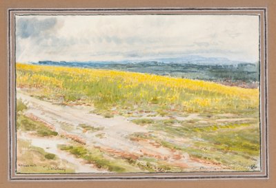 ソールズベリー近郊のカラーノート（水彩画） 作： Albert Goodwin