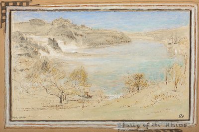 ラインの滝 作： Albert Goodwin