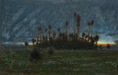 ホタル、ジャマイカ （水彩、ボディカラー） 作： Albert Goodwin
