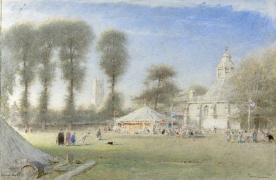 グラストンベリー 作： Albert Goodwin