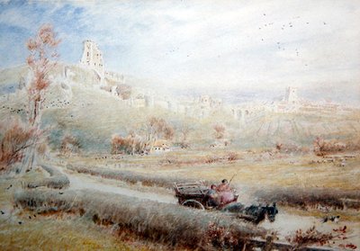 ホース＆カート、コーフェ・キャッスル 作： Albert Goodwin