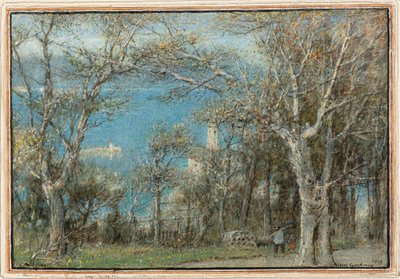 マッジョーレ湖 作： Albert Goodwin