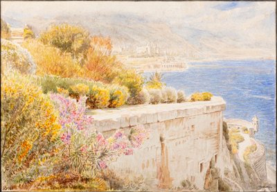 モナコ（水彩） 作： Albert Goodwin