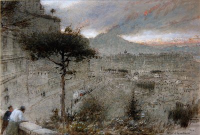 ナポリ 作： Albert Goodwin