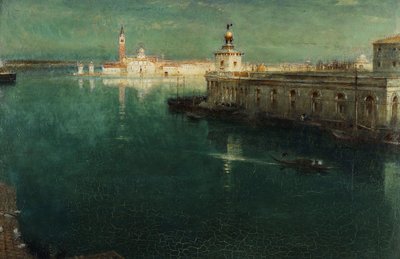 屋上からの聖ジョルジョ、1905-1906 作： Albert Goodwin