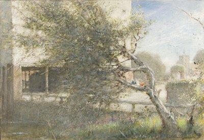 Sturry Nr Canterbury、c.1860-c.1932（紙に水彩とボディカラー） 作： Albert Goodwin