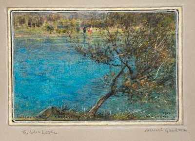 青い湖、カンダースターク 作： Albert Goodwin