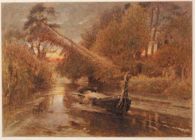 シャロットの貴婦人 作： Albert Goodwin