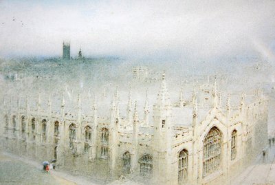 ザ・レイン・フロム・ヘブン」オール・ソウルズ、オックスフォード 作： Albert Goodwin