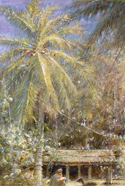 ロビンソン・クルーソーの難破船の物語 作： Albert Goodwin