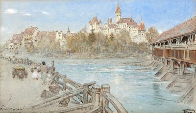 トゥーン（水彩、インク、ボディカラー、色画用紙） 作： Albert Goodwin