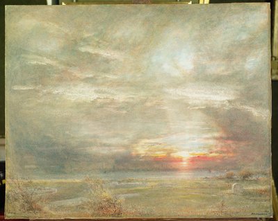 ヘブライ墓地のヴェネツィア 作： Albert Goodwin