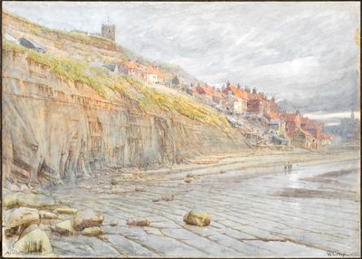 ウィットビー（水彩・インク） 作： Albert Goodwin