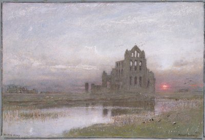 ウィットビー・アビー 作： Albert Goodwin