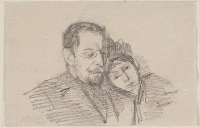 ハルトヴィッセン主任検察官と娘の肖像 作： Albert Gottschalk