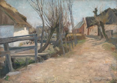 グロストラップの早春の日 作： Albert Gottschalk