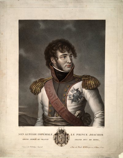ヨアヒム・ムラトの肖像、1806年頃 作： Albert Gregorius