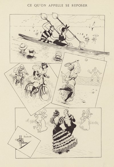 レストと呼ばれるもの 作： Albert Guillaume