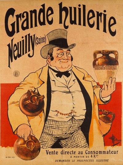 大規模な製油所 - ヌイイ セーヌ、c. 1895年。 作： Albert Guillaume