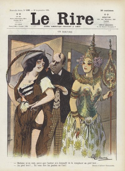 ル・リールのイラスト 作： Albert Guillaume