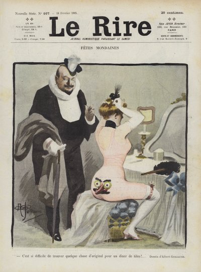 ル・リールのイラスト 作： Albert Guillaume