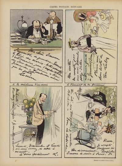 ル・リールのイラスト 作： Albert Guillaume