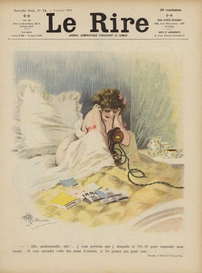 ル・リールのイラスト 作： Albert Guillaume