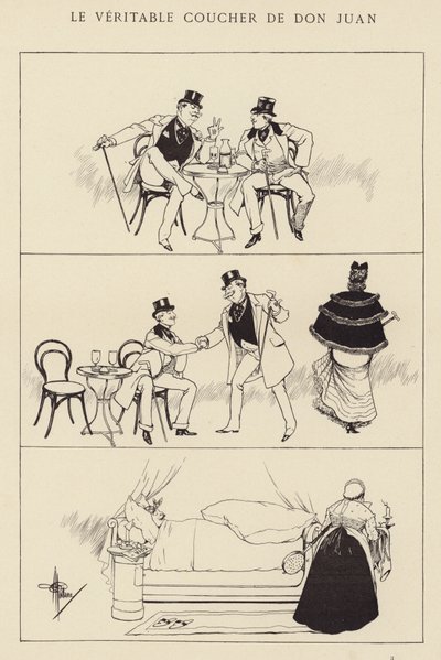 ドンファンの真の夕日 作： Albert Guillaume