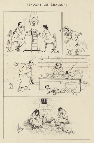 熱中 作： Albert Guillaume