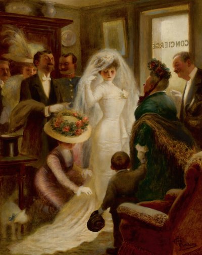 結婚式の日 結婚式の日。 作： Albert Guillaume