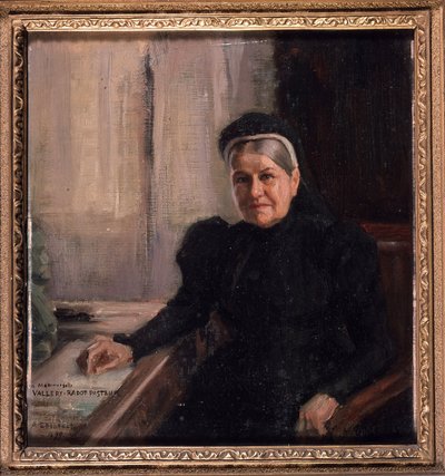 マダム・パスツール - by Edelfelt 作： Albert Gustaf Aristides Edelfelt