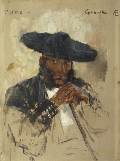 マリアンド 作： Albert Gustaf Aristides Edelfelt