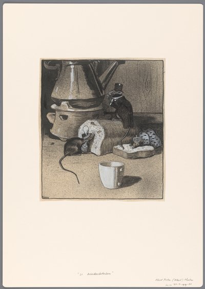 政治漫画のデザイン: The Greedy Rodents. ワーカーズサンドに 作： Albert Hahn (I)