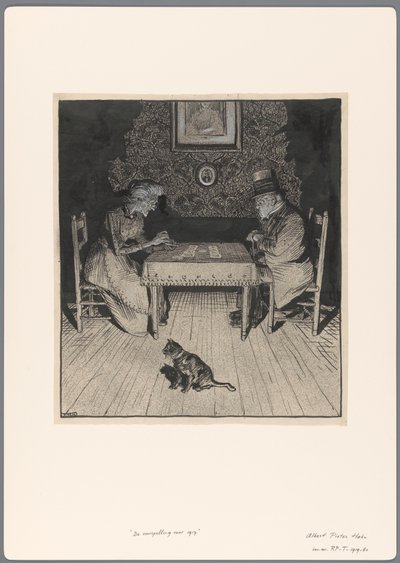 政治漫画のデザイン: 1917 年の予言 作： Albert Hahn (I)