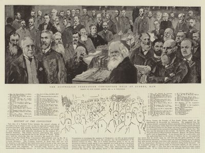 ニューサウスウェールズ州シドニーで開催されたオーストラリア連邦大会 作： Albert Henry Fullwood