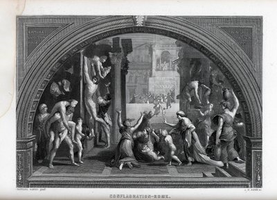 ローマの大火、1882 作： Albert Henry Payne