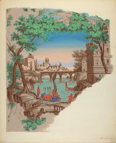 壁紙、c。 1936年。 作： Albert J. Levone