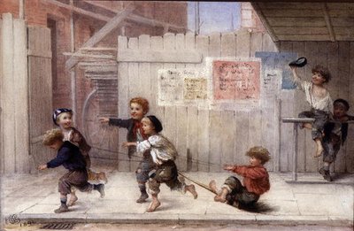 A Four in Hand」（水彩・紙） 作： Albert Jnr. Ludovici