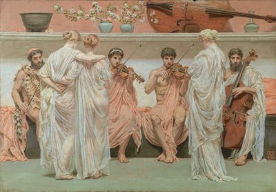 カルテット。画家の音楽芸術への賛辞パー・ムーア、アルバート・ジョセフ 作： Albert Joseph Moore