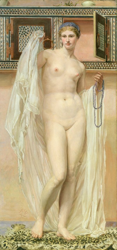 ワードローブ、1867 作： Albert Joseph Moore
